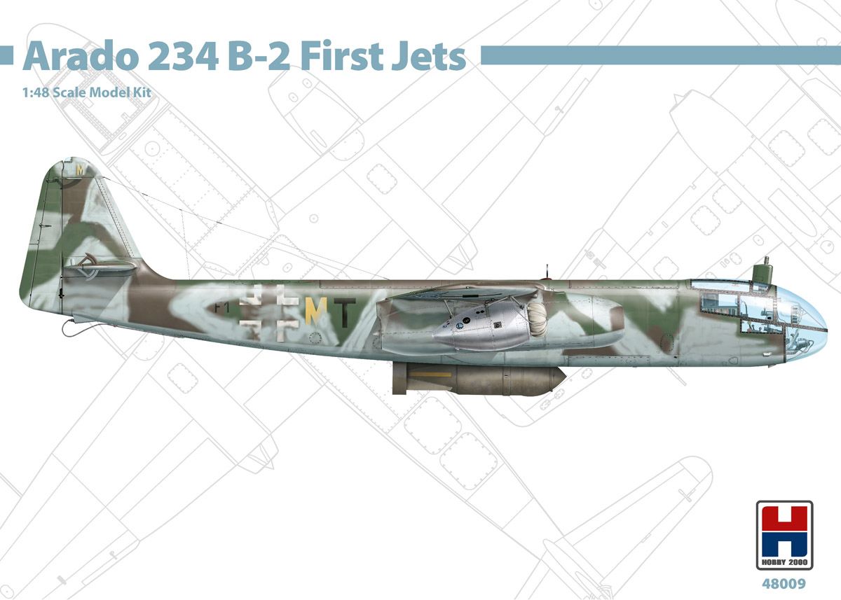 Model kit 1/48 Arado Ar-234B-2 First Jets ex Hasegawa kits (Hobby 2000)
