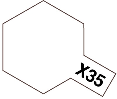 Acrylic paint Acrylic Mini  X-35 Semi Gloss Clear (Tamiya) (10ml)