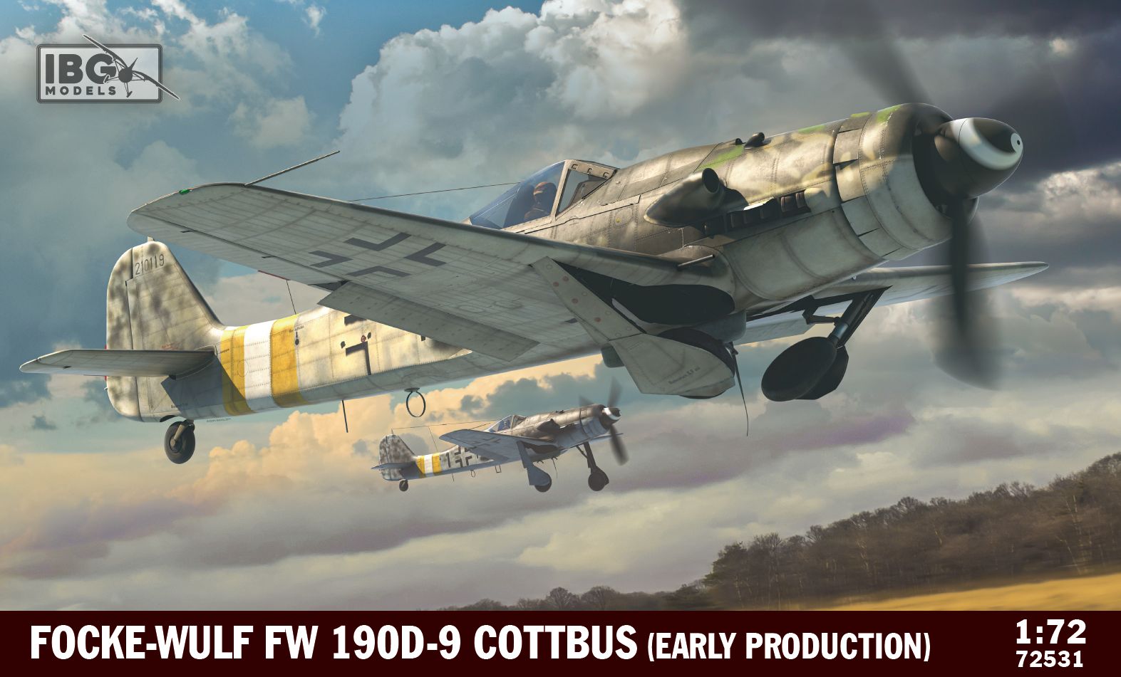 Model kit 1/72 Focke-Wulf Fw-190D-9 Cottbus (Early Production) (IBG Models)