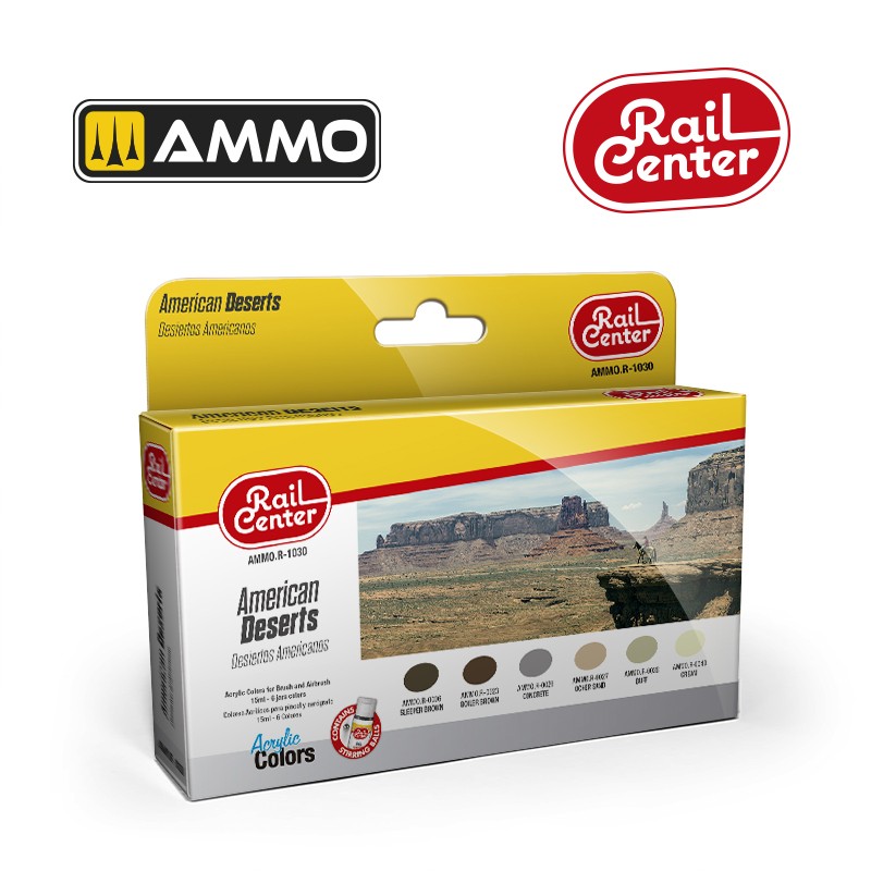 Rail Center - American Deserts Set (Ammo Mig)