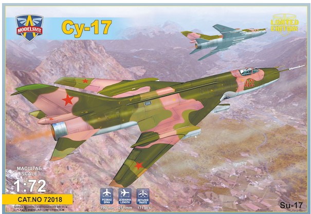 Model kit 1/72 Sukhoi Su-17 serial  (Modelsvit) 