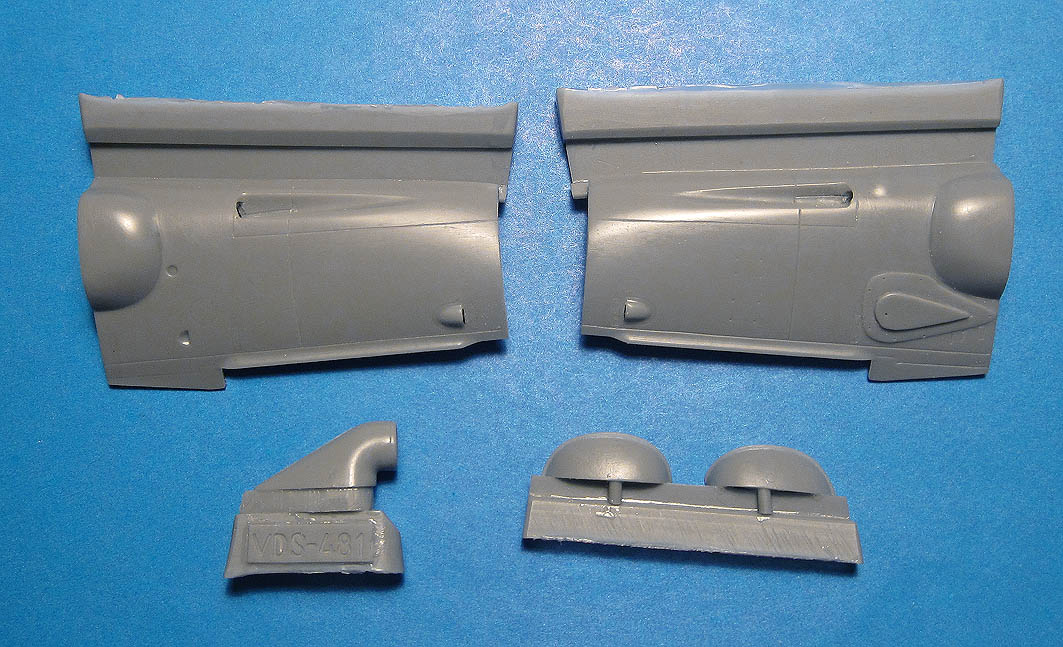 Additions (resin parts) 1/48 Bf 109 G-6 MTT / WNF Cowlings (Zvezda) (Vector) 