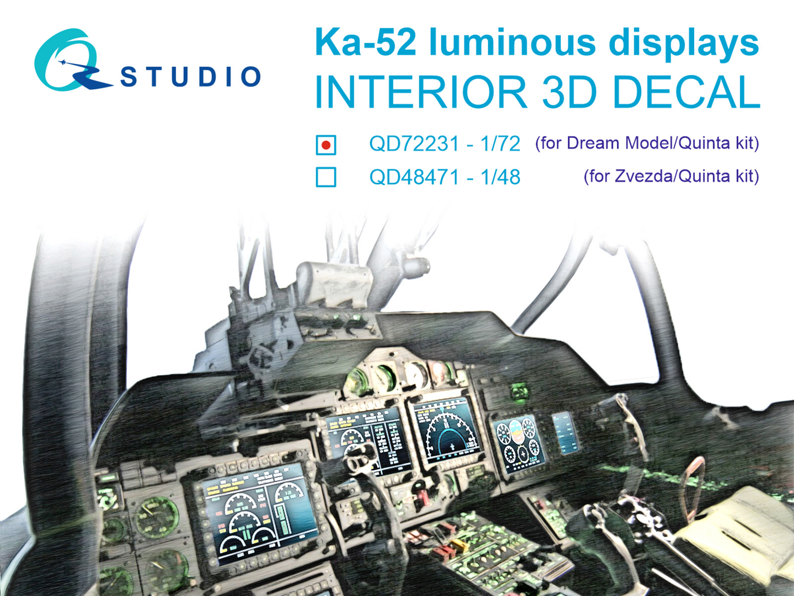 Ka-52 luminous displays (Dream Model/Quinta)