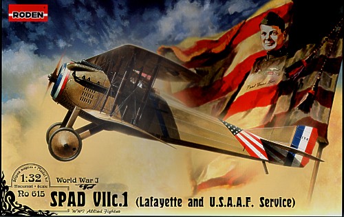 Model kit 1/32 Spad VIIC.I Lafayette and U.S.A.A.F Service (Roden)
