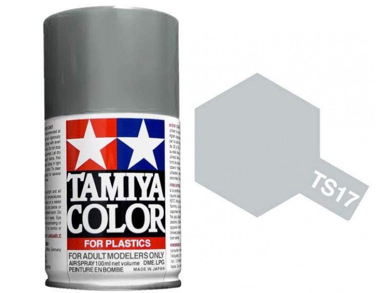 Spray paint TS-17 Aluminum Silver (Tamiya) (100ml)