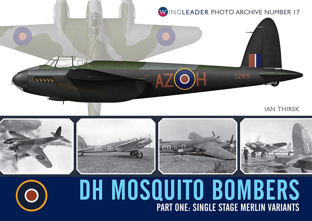 Aircraft books de Havilland Mosquito bombers part one: single stage Merlin variants (Wingleader)