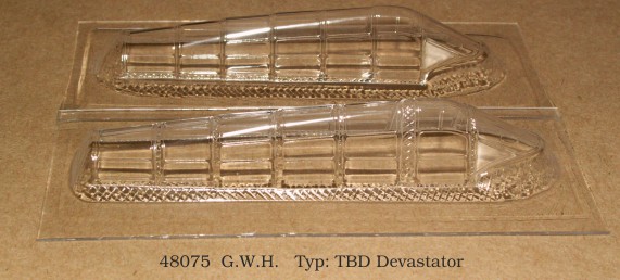 Vacu Canopy 1/48 TBD Devastator (G.W.H.) (Rob Taurus)