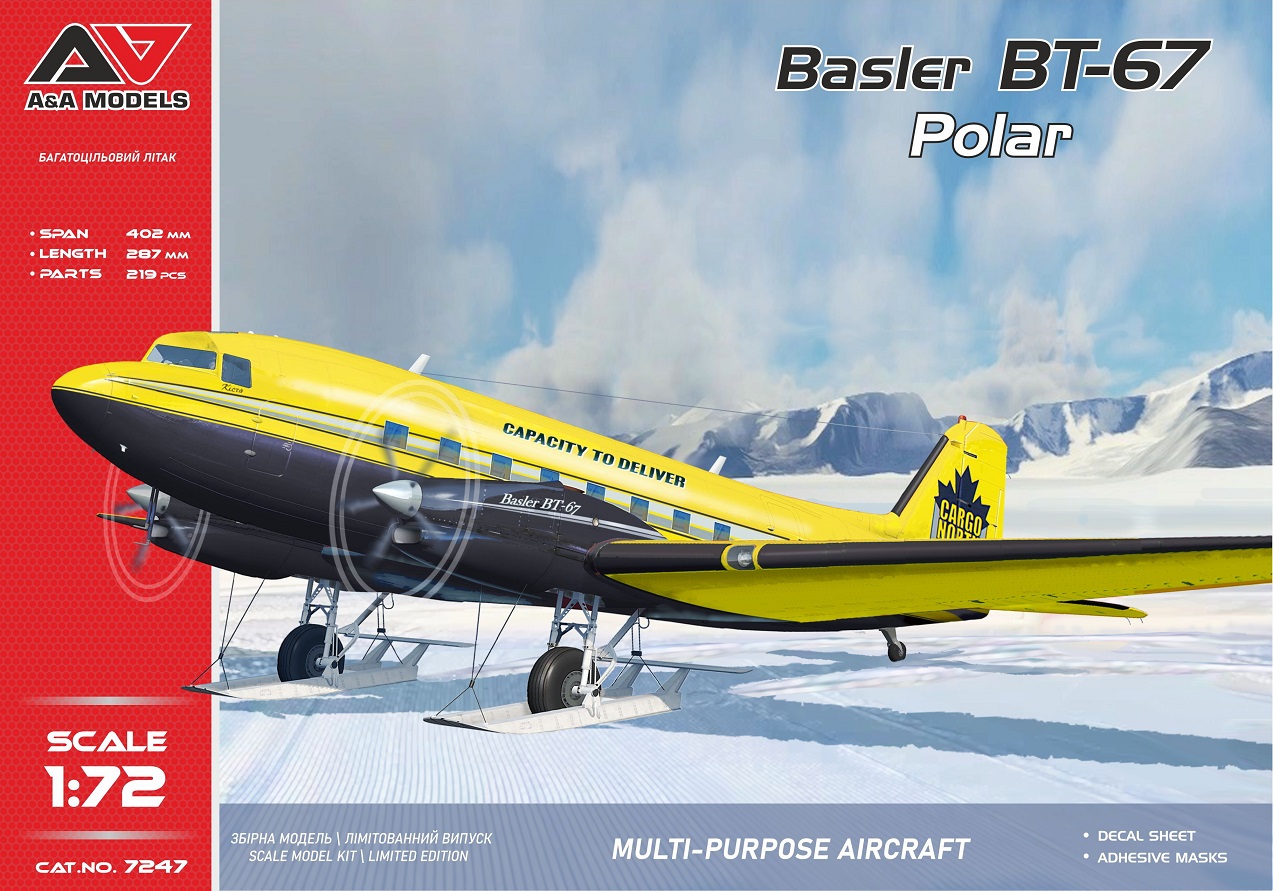 Model kit 1/72 BT-67 "Polar" (with snow skis) (A & A Models)