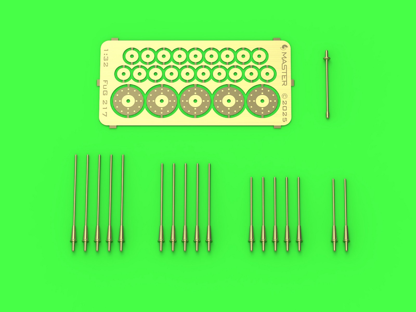 Aircraft detailing sets (brass) 1/32 Focke-Wulf Fw-190A-6-A7/R11 Nightfighter - FuG217 "Neptun" antennas