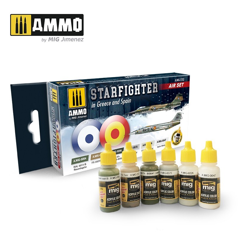 Starfighter in Greece and Spain (Ammo Mig) (6x17ml) 