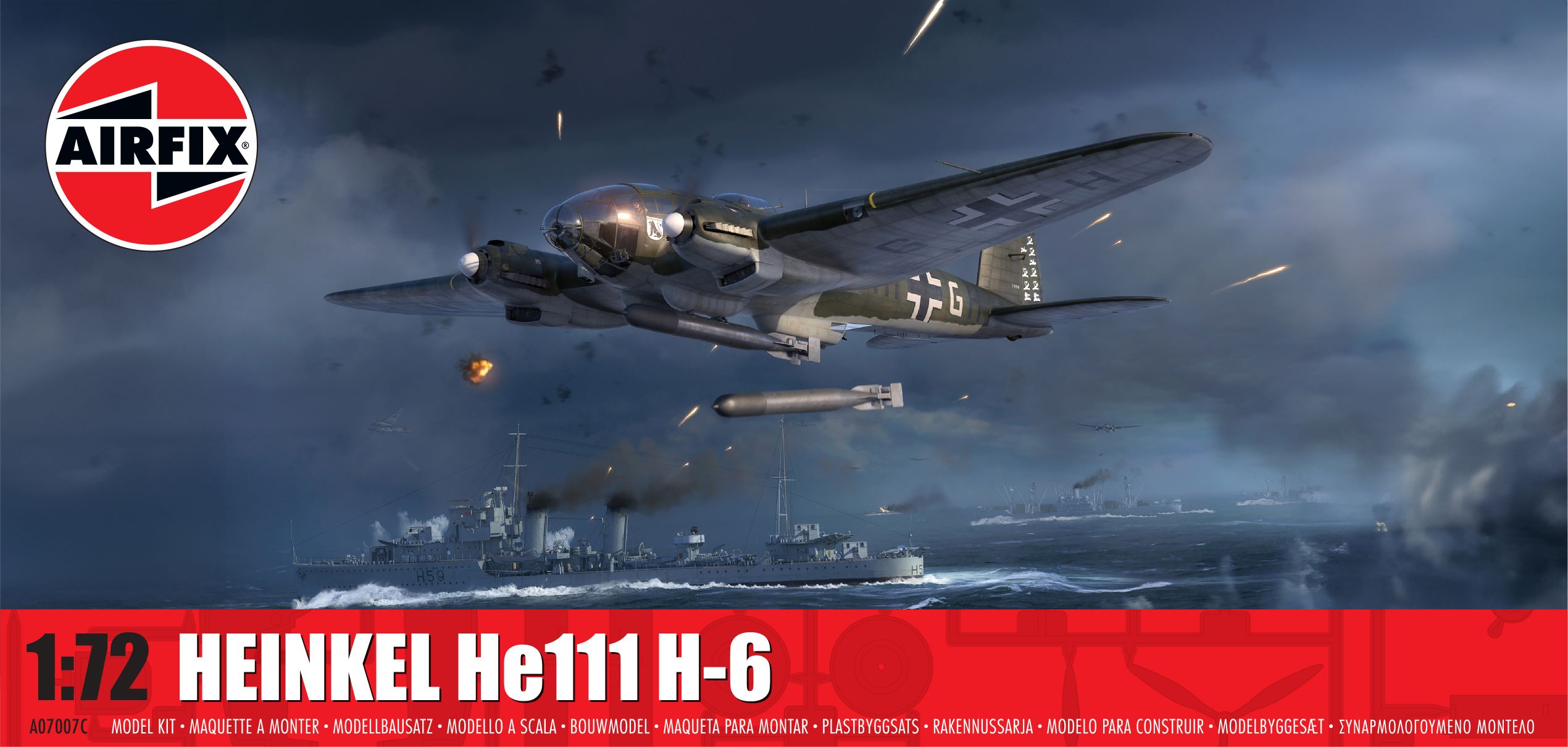 Model kit 1/72 Heinkel He-111H-6 Recreate (Airfix)