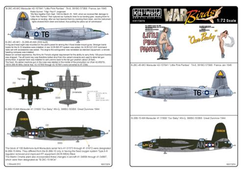 Decal 1/72 Martin B-26C-45-MO Marauder (2) (Kits-World)
