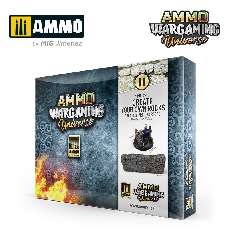 AMMO WARGAMING UNIVERSE 11 – Create your own Rocks (Ammo Mig)