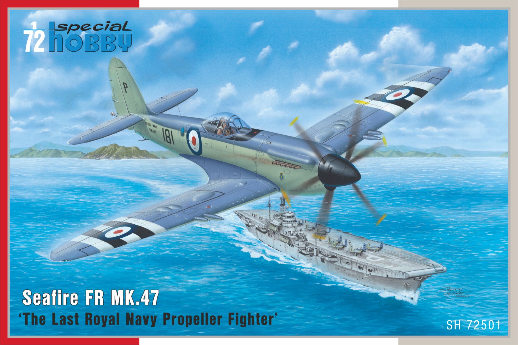 Model kit 1/72 Seafire FR MK.47 Last Royal Navy (Special Hobby)