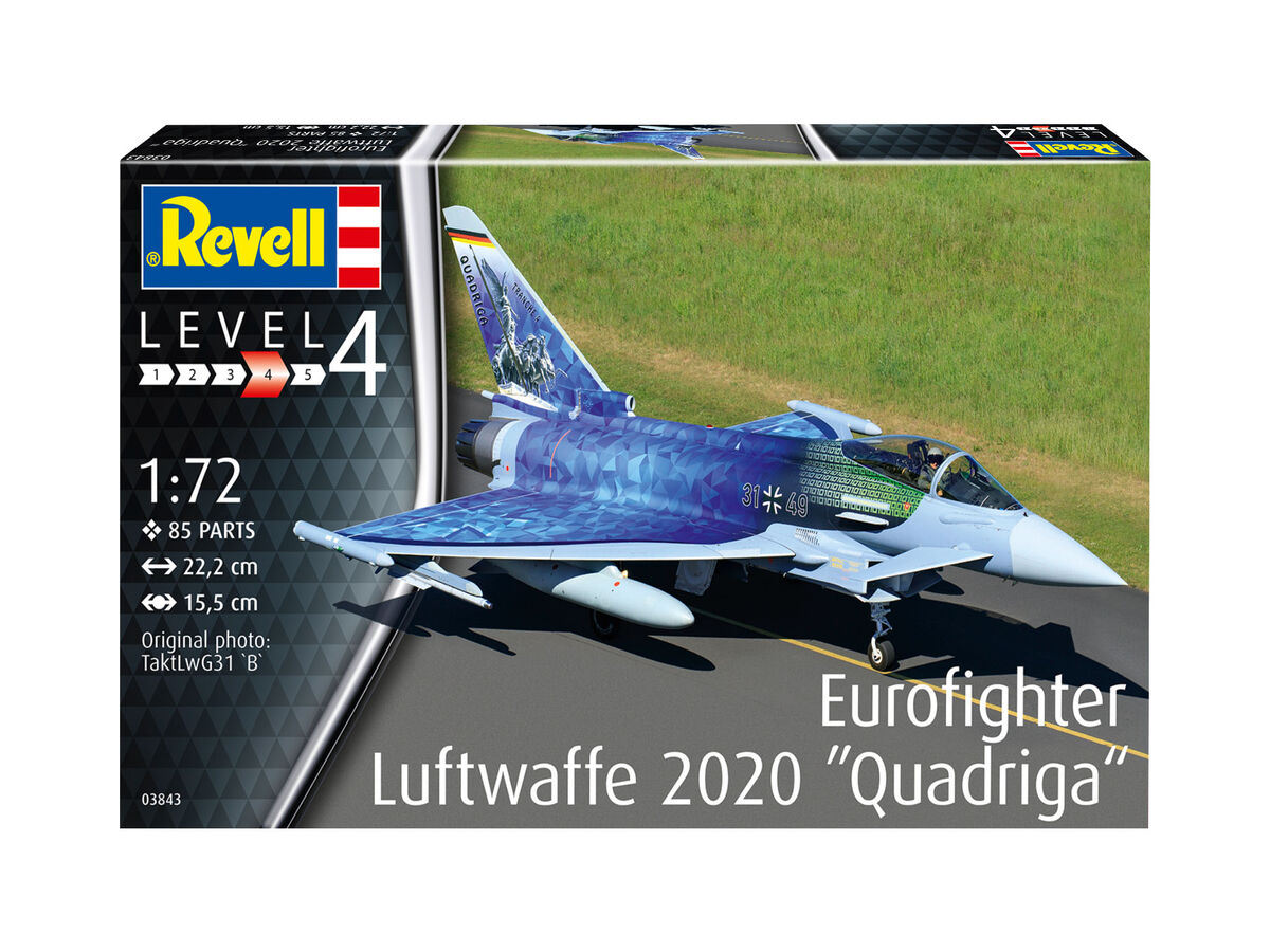 Model kit 1/72 Eurofighter Luftwaffe Demo 2020 Quadriga  (Revell)