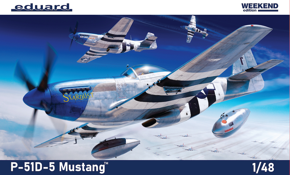 Model kit 1/48 North-American P-51D-5 Mustang Weekend edition (Eduard kits)