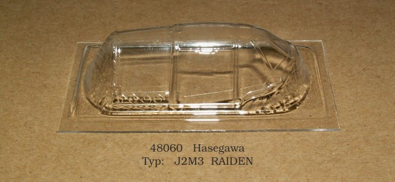 Vacu Canopy 1/48  J2M3 Raiden (HAS) (Rob Taurus)