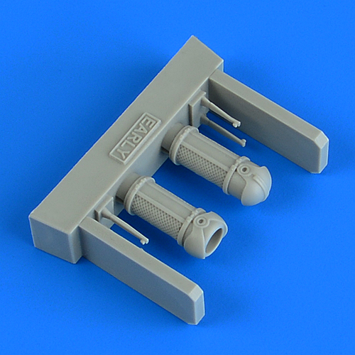 Additions (3D resin printing) 1/48 Messerschmitt Bf-109F/Bf-109G tropical filter