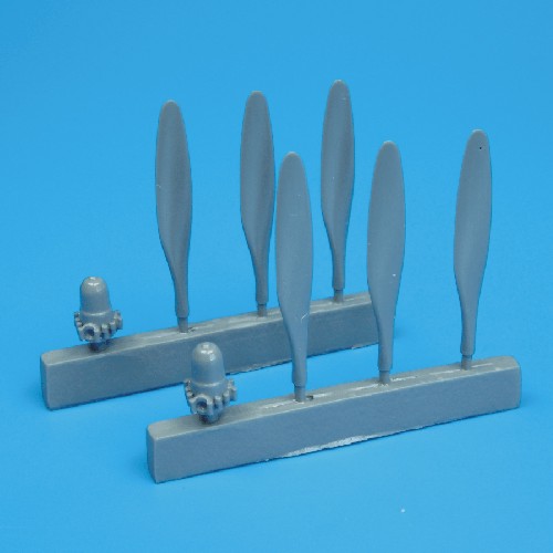Additions (3D resin printing) 1/72 Consolidated PBY-5A Catalina propeller x 2 (designed to be used with Academy and Hobby 2000 kits) 