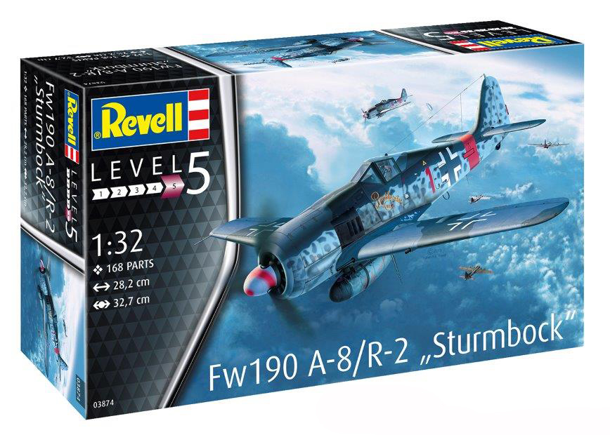 Model kit 1/32 Focke-Wulf Fw-190A-8 /R2 Sturmbock (Revell)