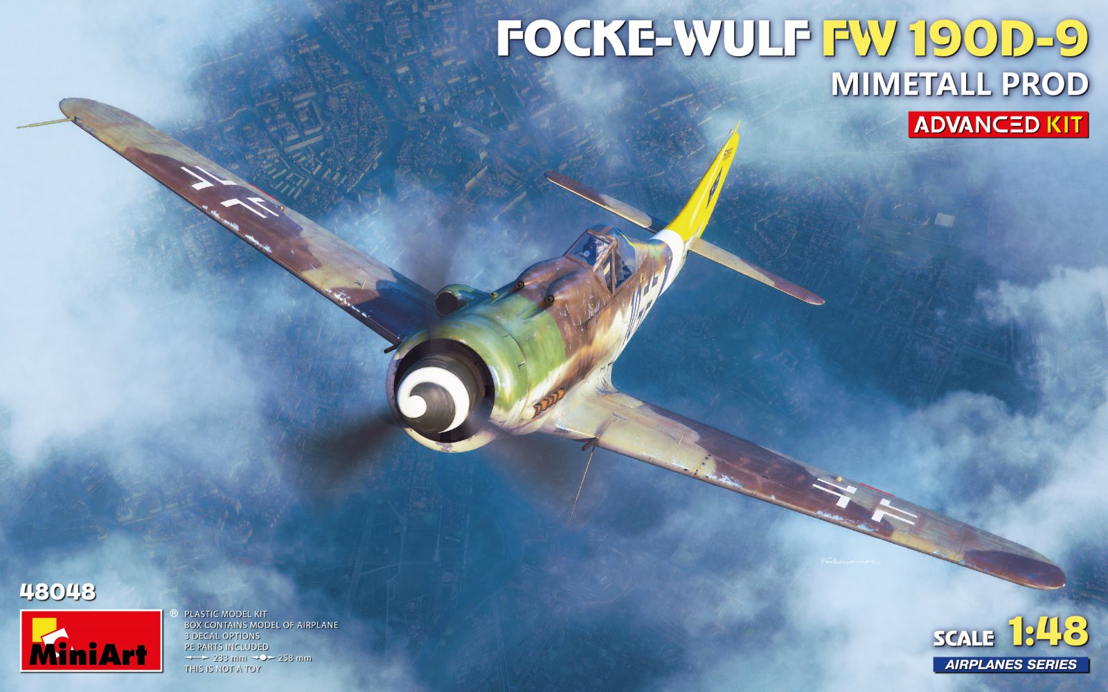 Model kit 1/48 Focke-Wulf FW-190D-9. MIMETALL PROD. (MiniArt)