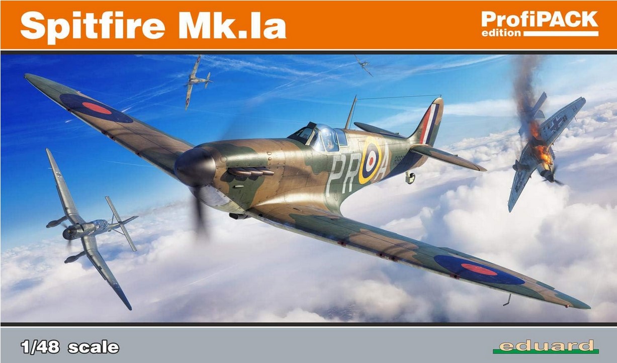 Model kit 1/48 Supermarine Spitfire Mk.Ia Profipack edition (Eduard kits)