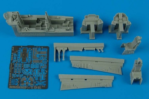 Additions (3D resin printing) 1/72 McDonnell F-15E Strike Eagle cockpit set (designed to be used with Academy kits) 