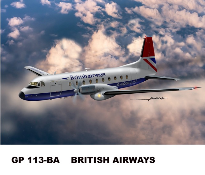 Model kit 1/72 Hawker-Siddeley HS.748 British Airways (Mach 2)
