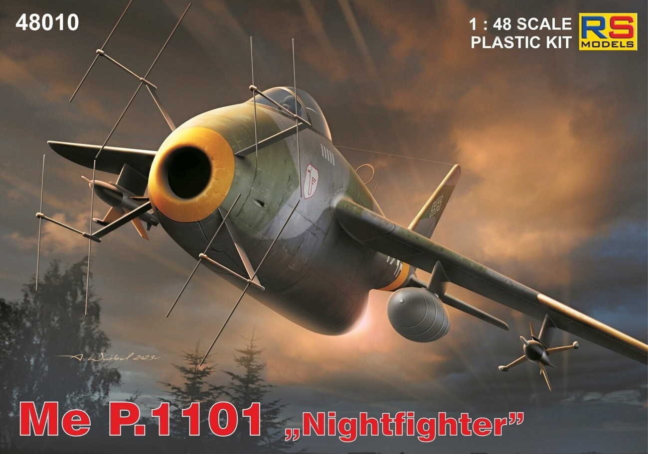 Model kit 1/48 Messerschmitt P.1101 Nightfighter (RS Models)