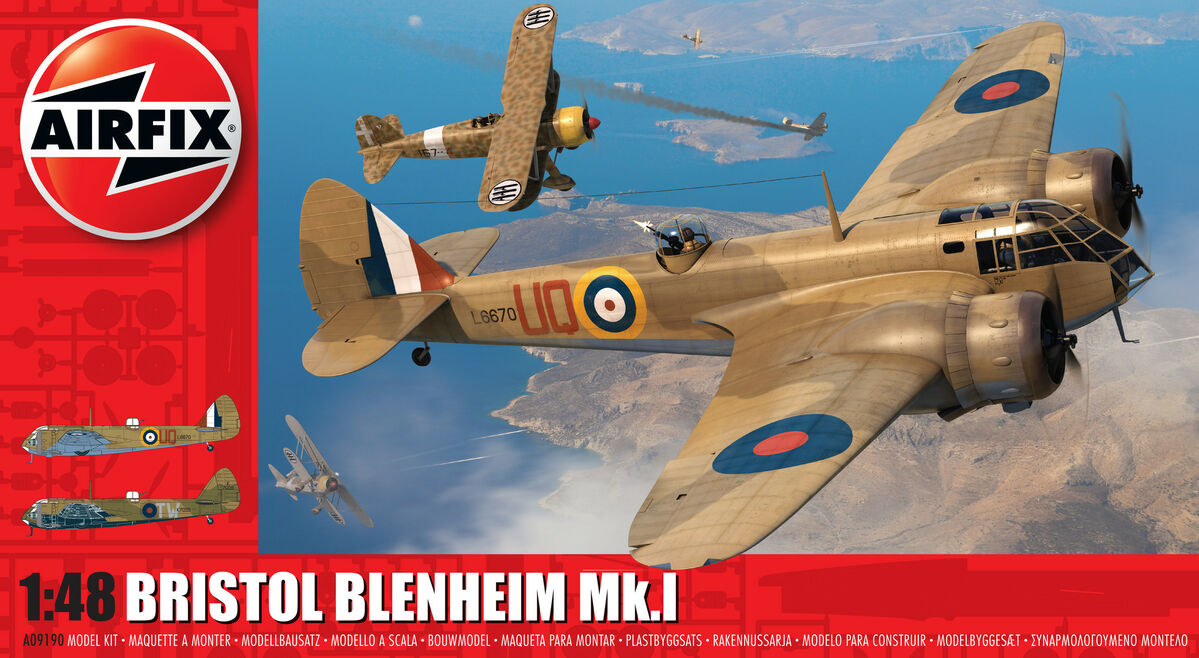 Model kit 1/48 Bristol Blenheim Mk.I (Airfix)