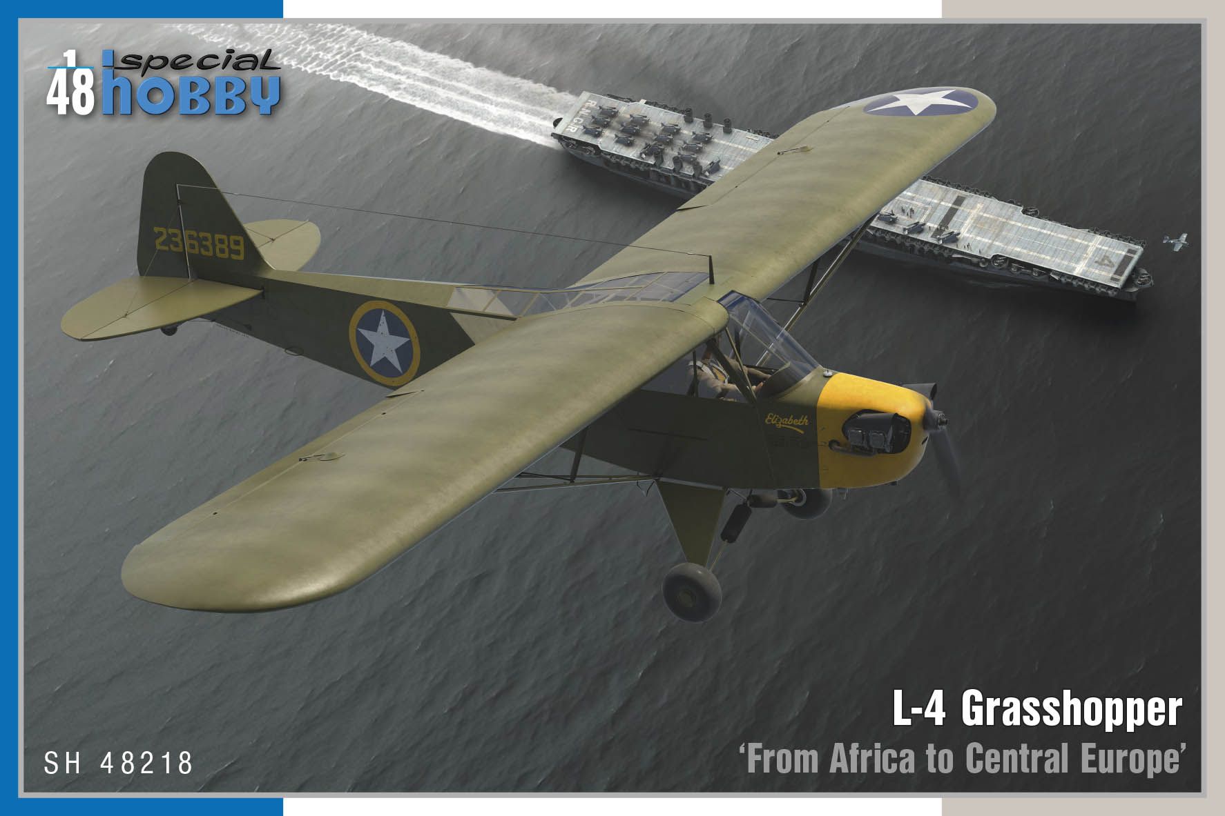 Model kit 1/48 Piper L-4 Grasshopper 'From Africa to Central Europe (Special Hobby)