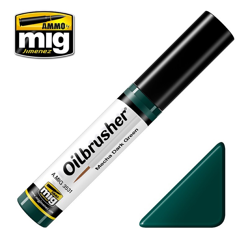 OILBRUSHER Mecha Dark Green (10mL) (Ammo Mig)