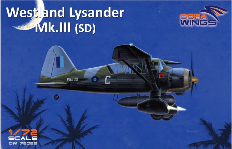 Model kit 1/72  Westland Lysander Mk.III (SD)  (Dora Wings)