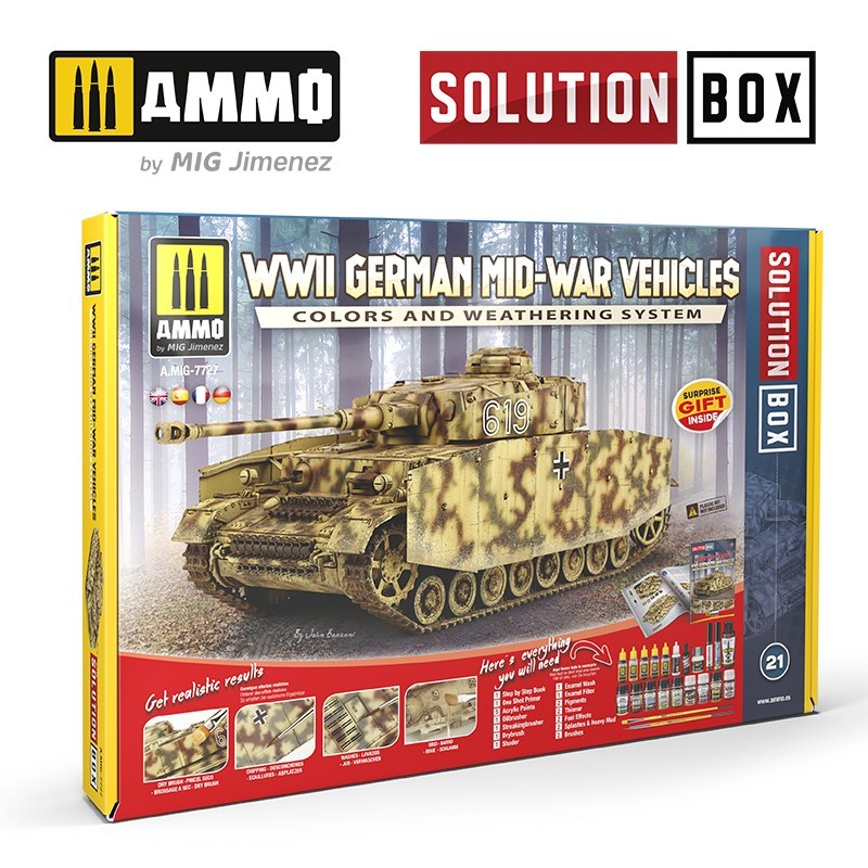 SOLUTION BOX 21 – WWII German Mid-War Vehicles (Ammo Mig)