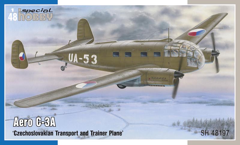Model kit 1/48 Aero C-3A Czechoslov.Transport&Trainer Plane (Special Hobby)