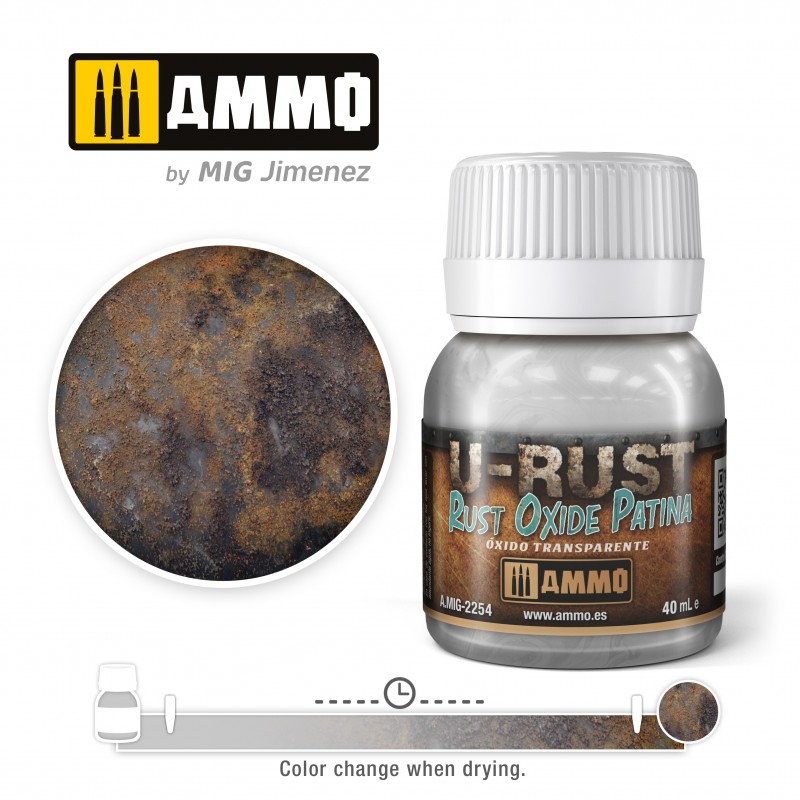 U-RUST Rust Oxide Patina (40mL) (Ammo Mig)