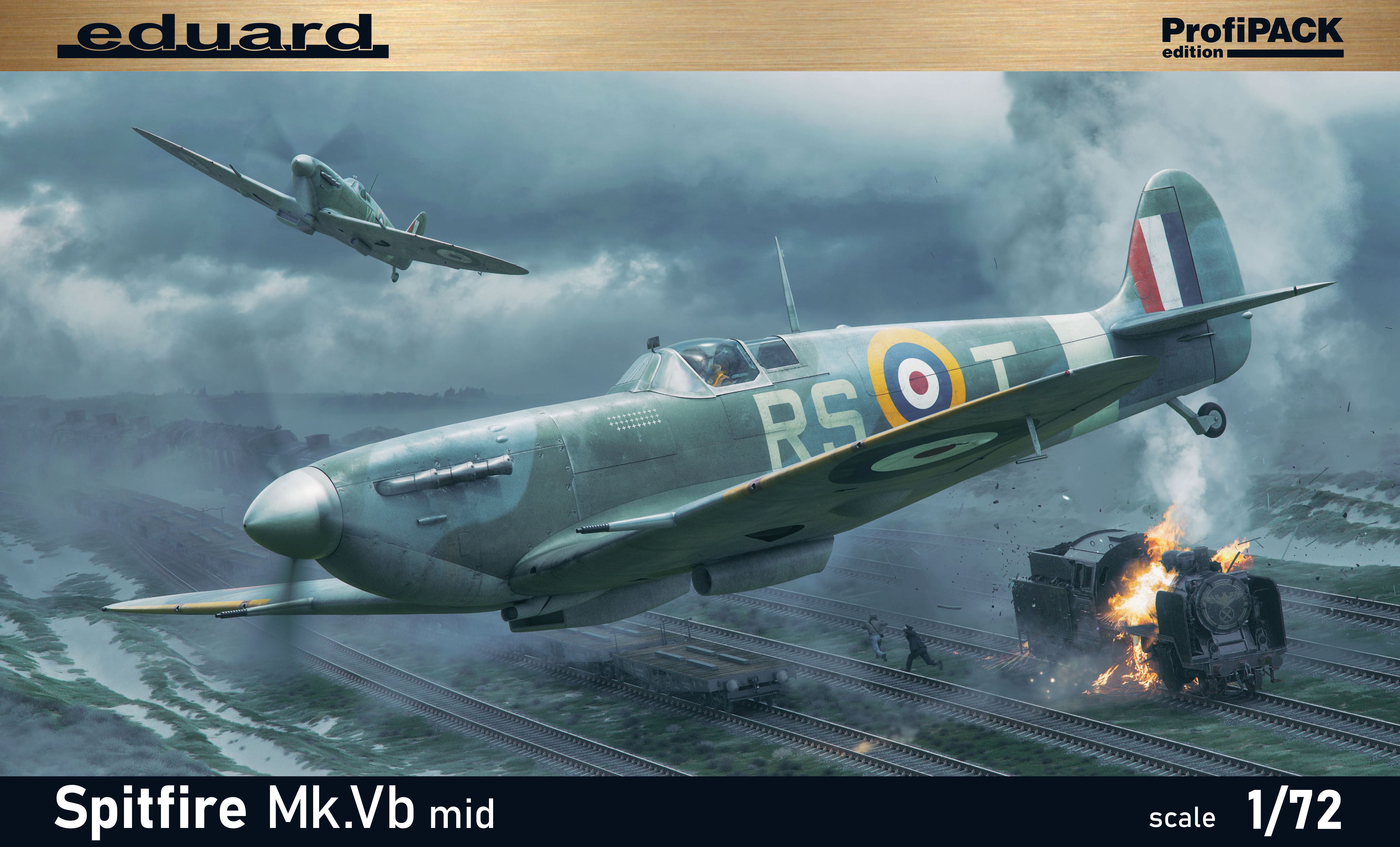 Model kit 1/72 Supermarine Spitfire Mk.Vb (Profipack edition)  (Eduard kits)