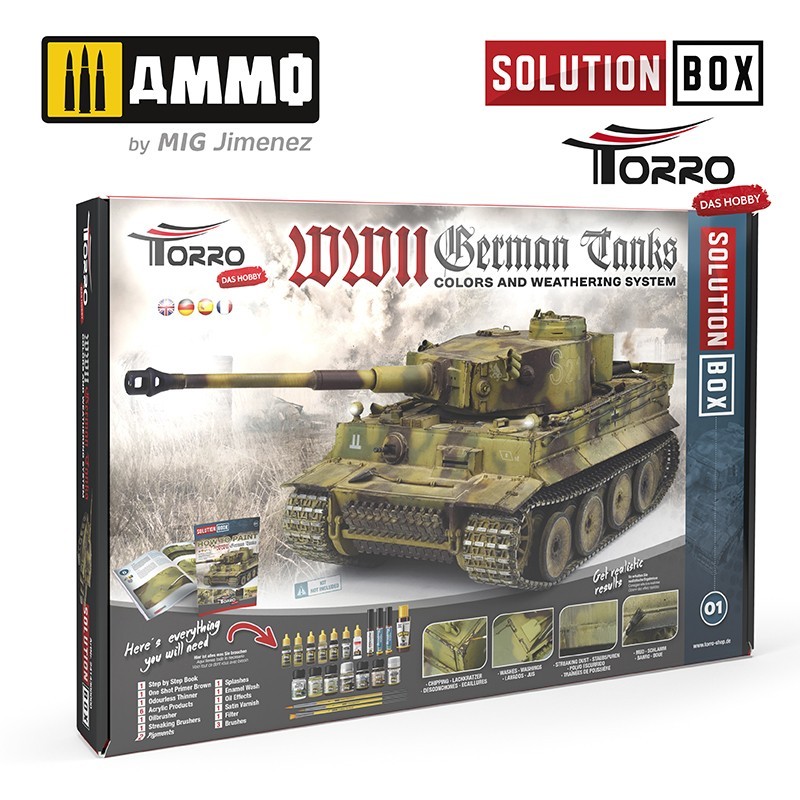 SOLUTION BOX - WWII German Tanks (Ammo Mig)