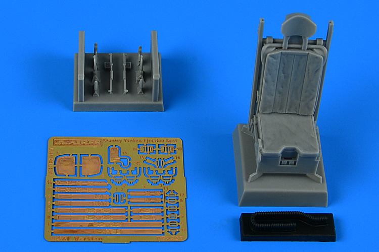 Additions (3D resin printing) 1/32 Stanley Yankee ejection seat (U.S.A.F. version) for the Douglas A-1 Skyraider (designed to be used with Trumpeter kits)