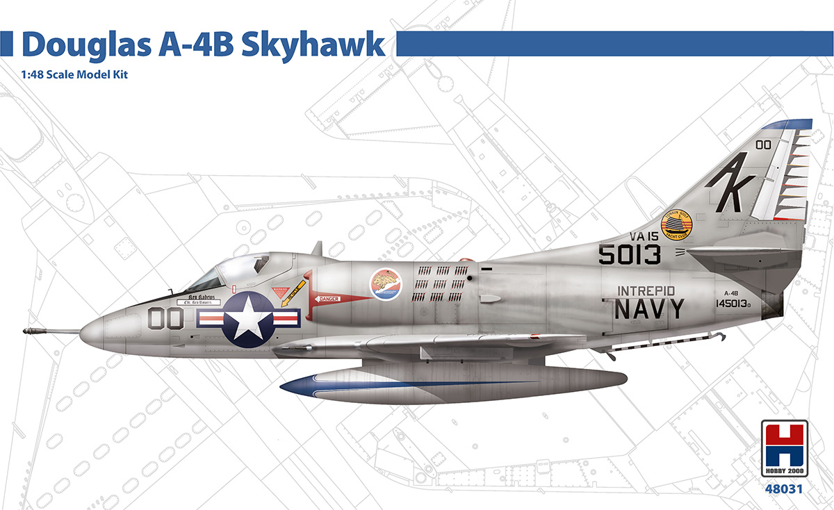 Model kit 1/48 Douglas A-4B Skyhawk HASEGAWA + CARTOGRAF + MASKS (Hobby 2000) (damaged package)