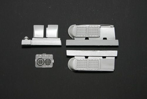 Additions (3D resin printing) 1/32 McDonnell-Douglas F/A-18C/D Hornet Chaff & Flare Dispenser Set (Academy)