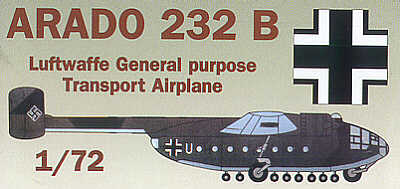 Model kit 1/72 Arado Ar-232B (Mach 2)
