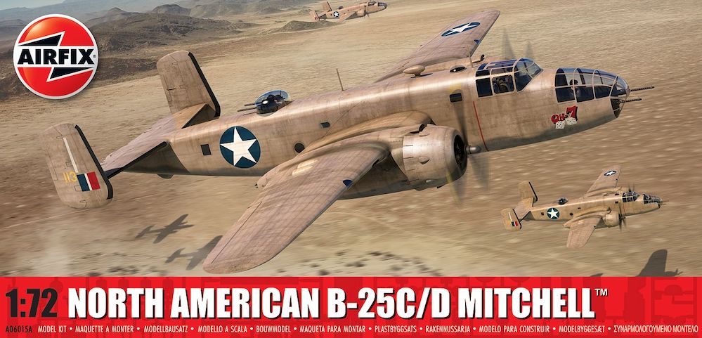 Model kit 1/72 North-American B-25C/D Mitchell (Airfix)