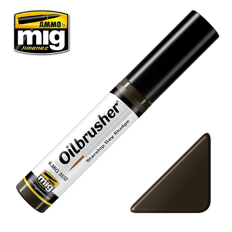 OILBRUSHER Starship Bay Sludge (10mL) (Ammo Mig)