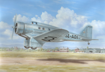 Model kit 1/72 Northrop Delta 1A/1B/1C Civilian Version "Swedish (Frrom-Azur)