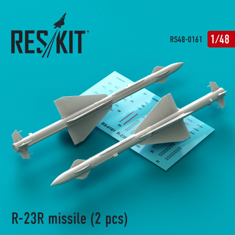 Additions (3D resin printing) 1/48 R-23R missile (2 pcs) (ResKit)