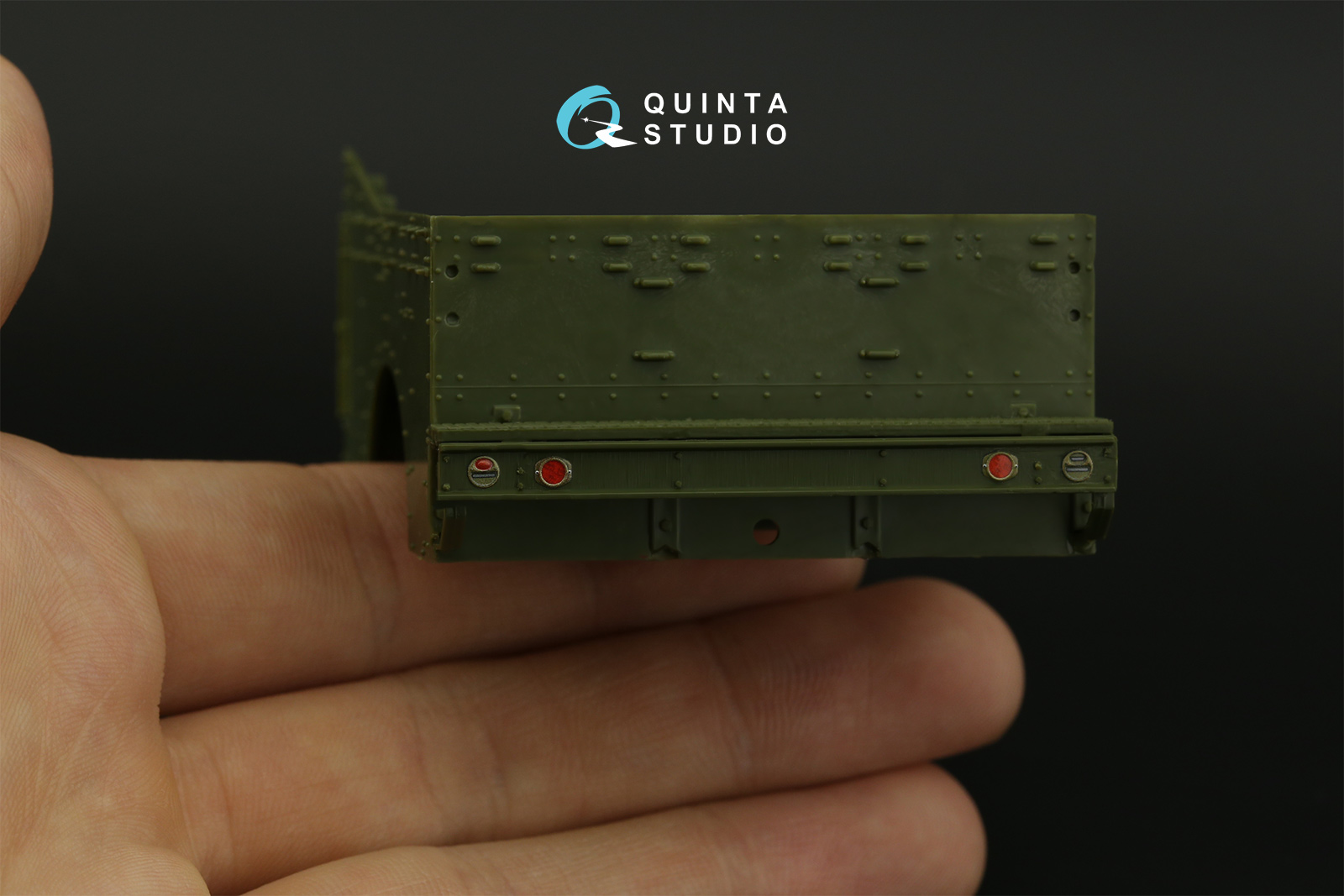 M3A1 Scout 3D-Printed & coloured Interior on decal paper (Zvezda)