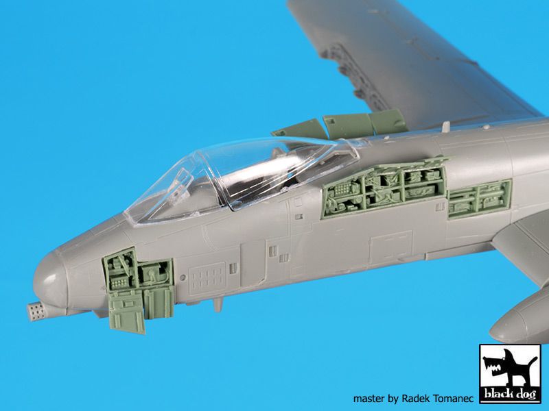 Additions (3D resin printing) 1/72 Fairchild A-10A Thunderbolt II electronics (designed to be used with Academy kits) 