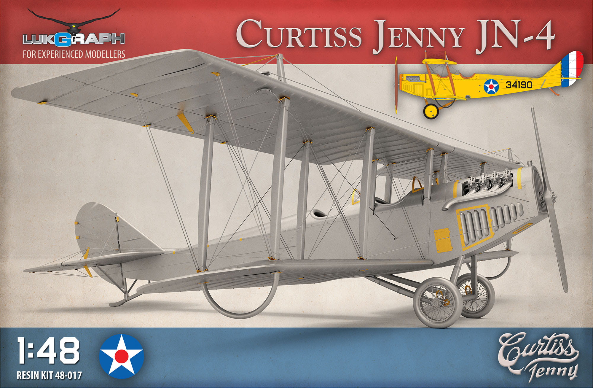 Model kit 1/48 Curtiss JN-4 Jenny (Lukgraph)