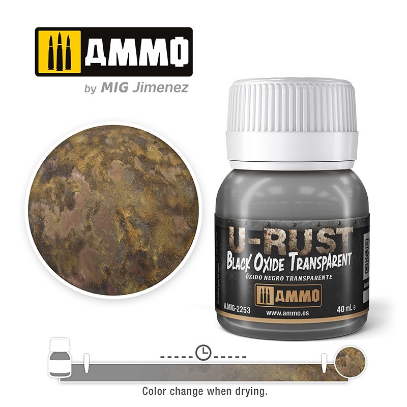 U-RUST Black Oxide Transparent (40mL) (Ammo Mig)